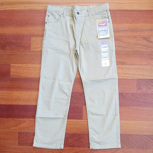 NWT Wrangler Straight 4-Way Flex Chino Pants Size 10 Husky - Picture 5 of 16